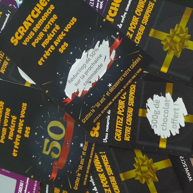 Personalized scratch cards: how to make your business activities original?