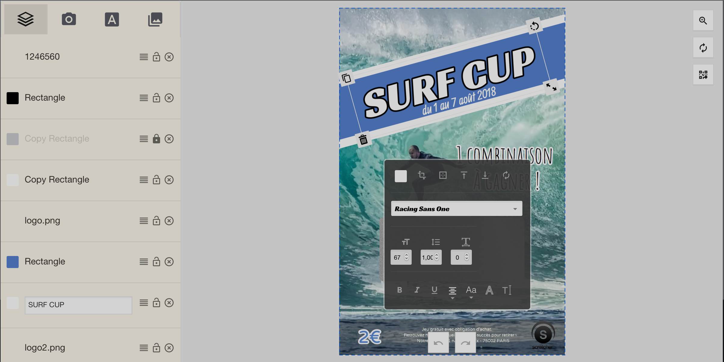 Organizing a beautiful raffle for an association or school is a practical and festive way to raise funds. For simplified organization, have you thought about creating your own customizable scratch-off raffle ticket? A process that spares you the steps of selling the stub ticket and the classic draw. However, chance is still part of the game! Organizing a beautiful raffle for an association or school is a practical and festive way to raise funds. For simplified organization, have you thought about creating your own customizable scratch-off raffle ticket? A process that spares you the steps of selling the stub ticket and the classic draw. However, chance is still part of the game!