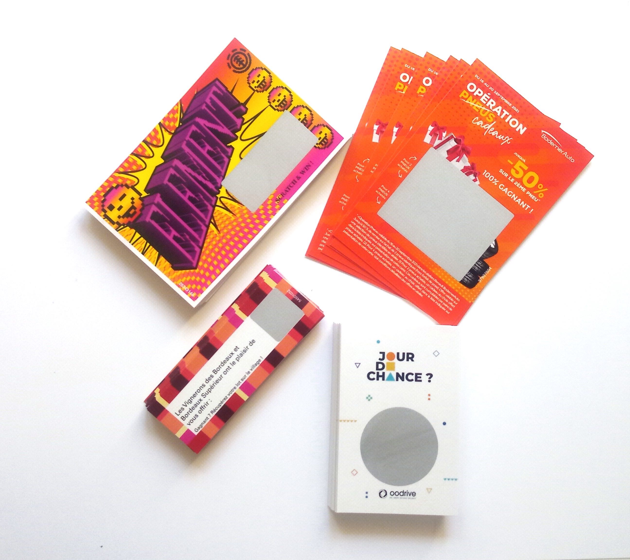 Open houses are an excellent way for a business to gain visibility, especially for a sports club. Often organized at the beginning of the school year or towards the end of summer vacation, they allow the club to showcase its sports classes or available machines to recruit new members. To maximize your chances and attract a larger audience, why not use an original medium like custom scratch cards? Open houses are an excellent way for a business to gain visibility, especially for a sports club. Often organized at the beginning of the school year or towards the end of summer vacation, they allow the club to showcase its sports classes or available machines to recruit new members. To maximize your chances and attract a larger audience, why not use an original medium like custom scratch cards?