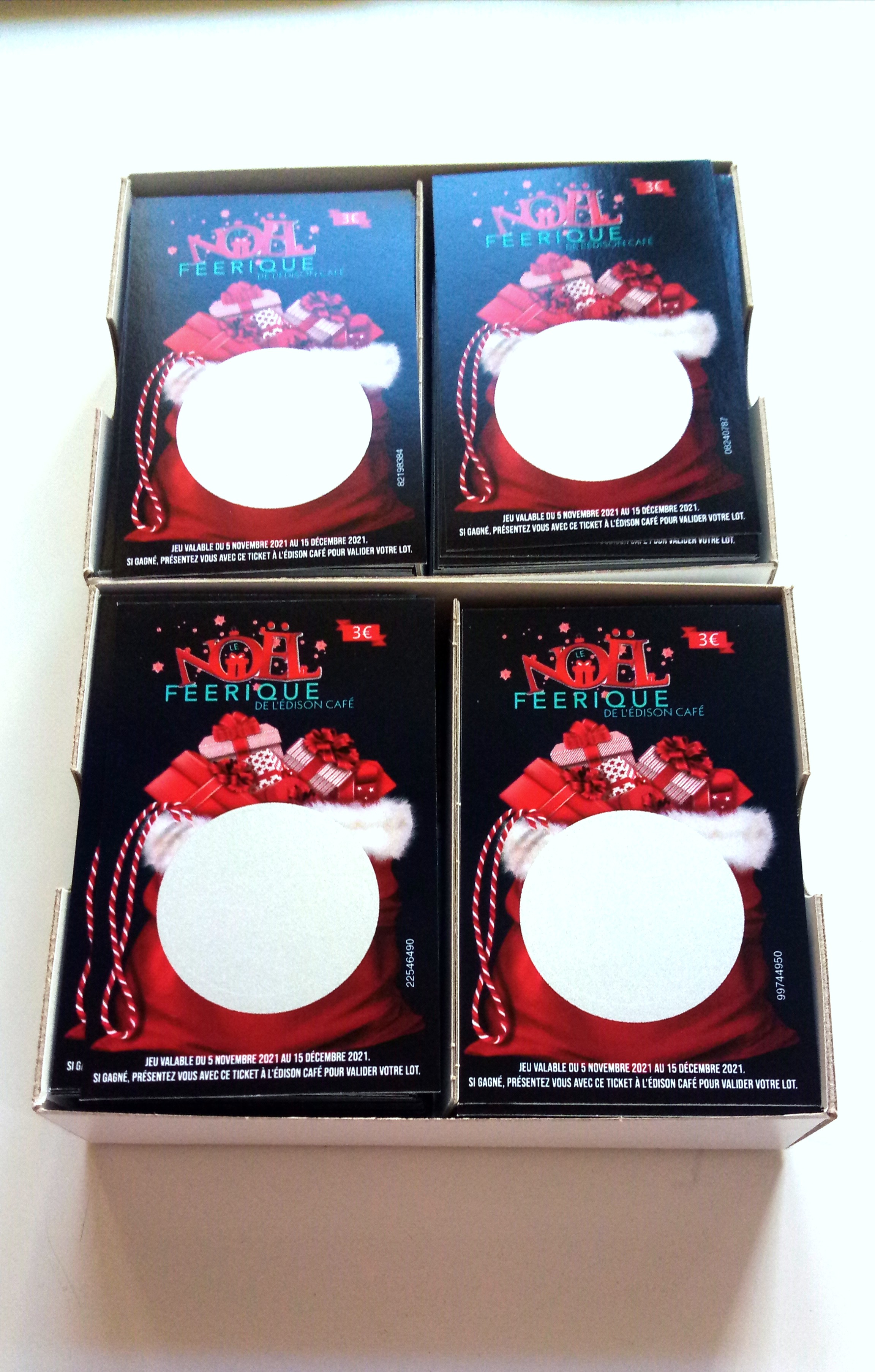 The holiday season can be the ideal time for companies to organize a seminar. Whether it's to release pressure, offer a more relaxed moment to employees, or simply to make an impression, the end-of-year company seminar has the advantage of strengthening bonds. When used strategically, the scratch card can be a real asset during your end-of-year company seminar. The holiday season can be the ideal time for companies to organize a seminar. Whether it's to release pressure, offer a more relaxed moment to employees, or simply to make an impression, the end-of-year company seminar has the advantage of strengthening bonds. When used strategically, the scratch card can be a real asset during your end-of-year company seminar.